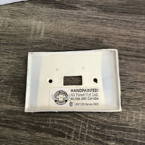 Hand Painted Light Switch Cover - Picture 3 of 11